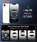 FNTCASE 适用于 iPhone 16e 手机壳:透明磁性坚固保护 | 超薄防黄手机壳 | 防震防刮透明手机壳(A-透明) : 手机和配件 – Image 2