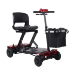 4 Wheel Electric Scooter Foldable Lightweight Folding Automatic Mobility Four Wheels Scooters for Adults