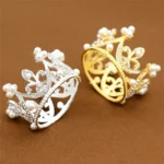 Mini Crown (5.5×3.8cm) | Alloy Pearl & Crystal Design - Birthday Party Decor & Wedding Bridal Hair Ornament