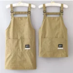 1Pc New Fashion Strap Style Apron Waterproof Anti-fouling Nail Art Cafe Workwear Sleeveless Catering Waiter Work Clothes 2 Sizes – Image 2