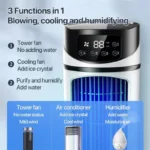 Portable Air Conditioner USB Mini Air Conditioner Air Cooler Fan Water Cooling Fan Air Conditioning air cooler For Home Office – Image 4