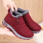 Bottes d'hiver ultra-chaudes unisexe - Semelle épaisse, bottes isolées pour temps arctique avec technologie de verrouillage thermique et doublure haute densité, design minimaliste couleur unie pour randonnée en plein air – Image 7