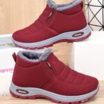 Bottes d'hiver ultra-chaudes unisexe - Semelle épaisse, bottes isolées pour temps arctique avec technologie de verrouillage thermique et doublure haute densité, design minimaliste couleur unie pour randonnée en plein air – Image 8